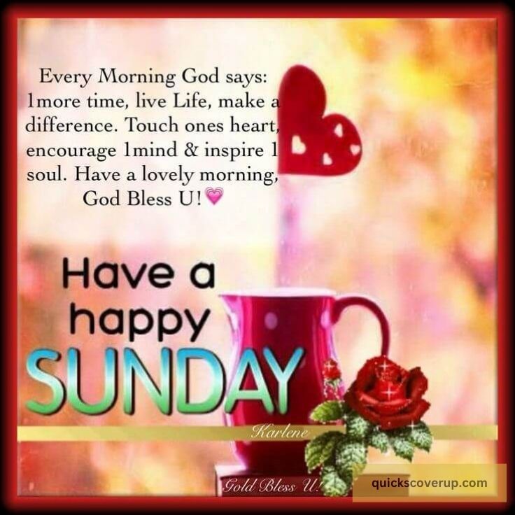 Happy Sunday Wishes for a Great Day