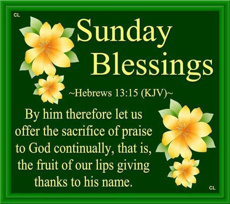 What Are Sunday Blessings 