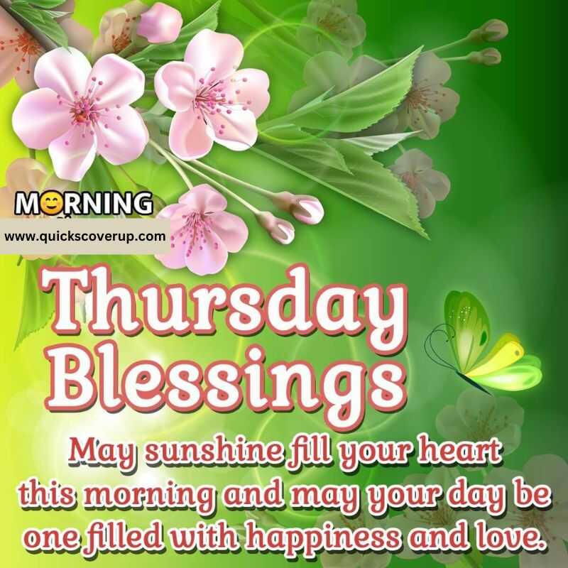 Good Morning Thursday Blessings