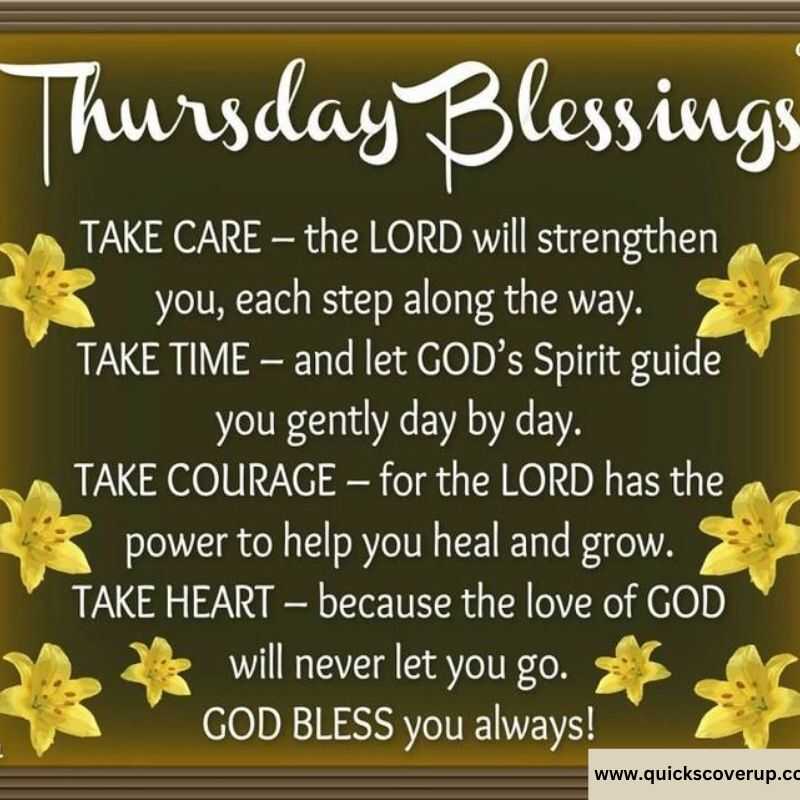 Thursday Blessings Quotes