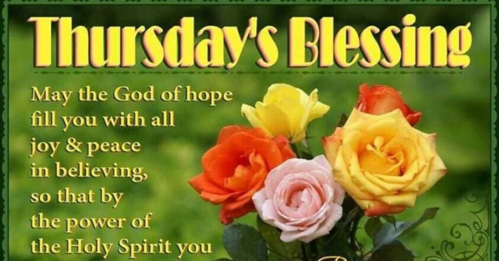 Thursday Blessings