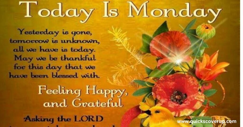 Monday Blessings Quotes