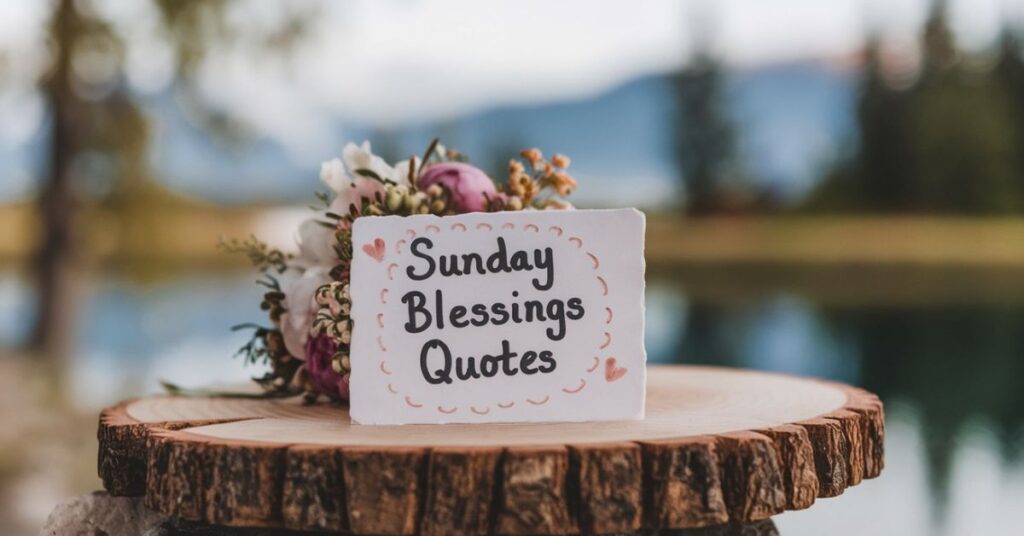 Sunday Blessings Quotes