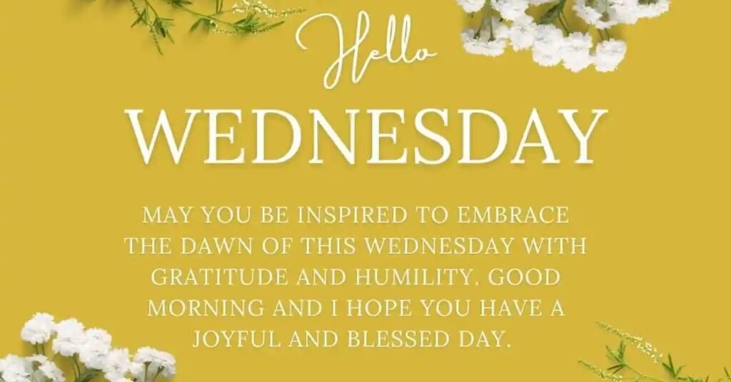 Wednesday Blessings Images