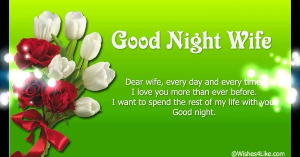 Good Night Messages for Your Wife